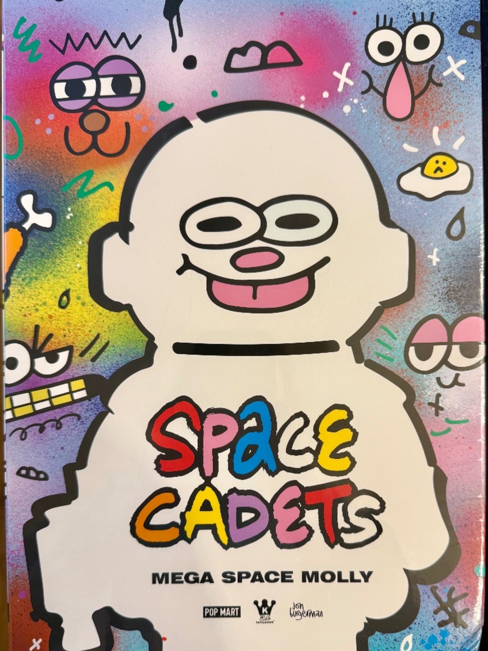 400% SEALED Space Molly Jon Burgerman Space Cadets Series Eggy Figure